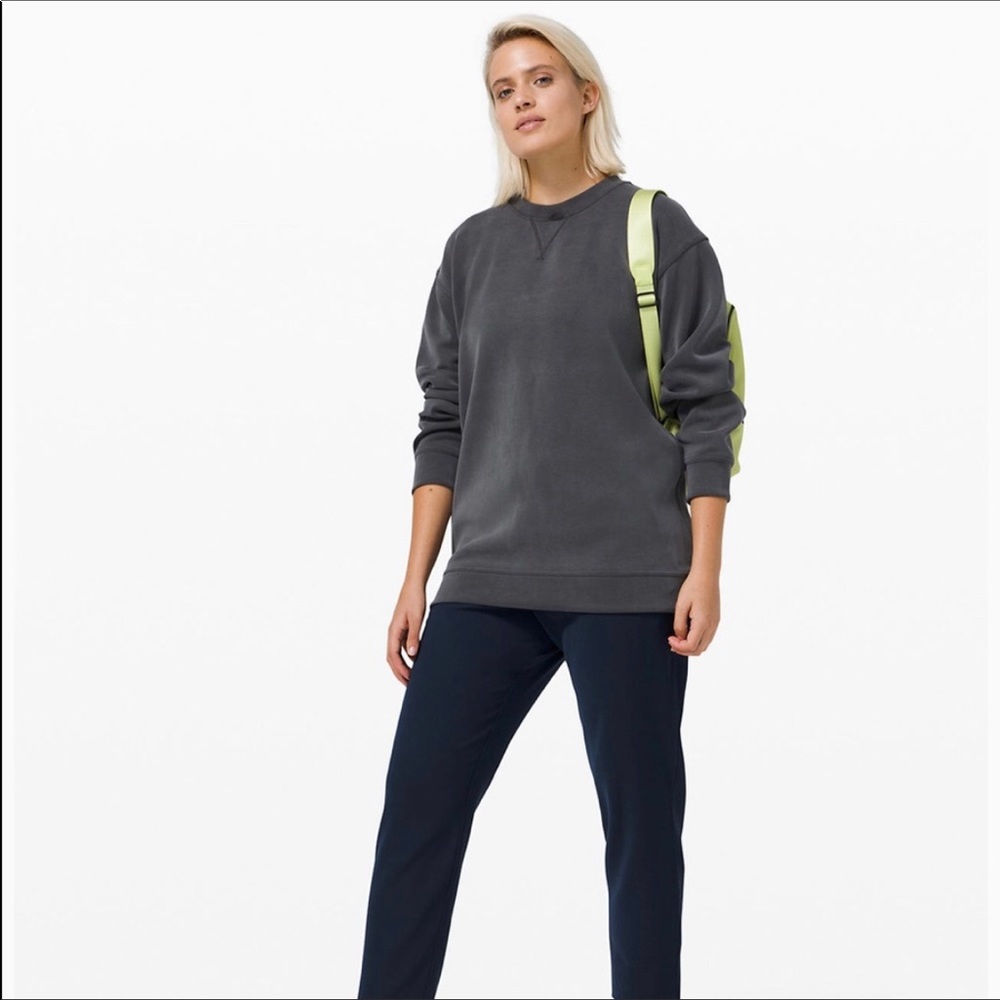 Lululemon All Yours Crew Sandwash - Graphite Grey